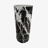 Polished Grand Antique Small Column Modern Marble Plinth Interior Travertine Side Display Table